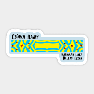 Clown Ramp Shirt Sticker